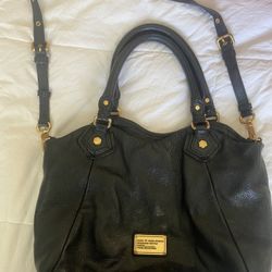 Marc Jacobs Black Leather Shoulder Bag 