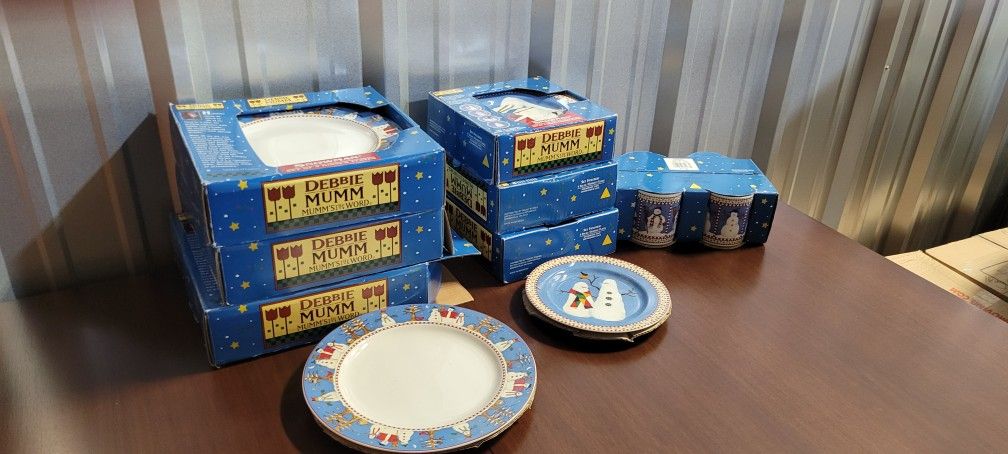 Vintage Debbie Blumm Christmas Place Setting