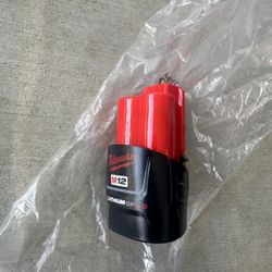 M12 Milwaukee Battery 1.5 Ah (New)