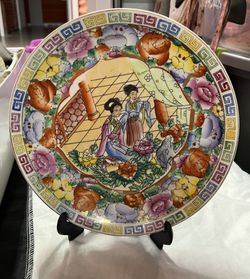 Decorative Chinese Porcelain Plate 