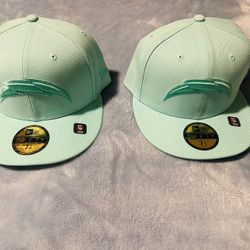 Los Angeles Chargers Fitted Hats Brand New Size 7 5/8, 7 7/8 