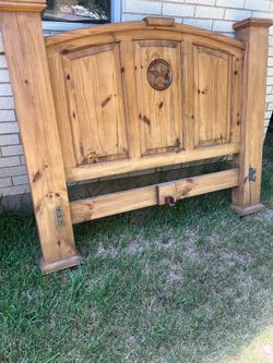 Western Rustic Star Queen Size Bed