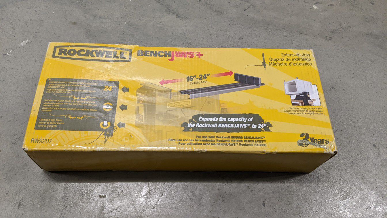 Rockwell Benchjaw (RW9207) Vise Extension Jaw for RK9006 (B0091CA4RW)