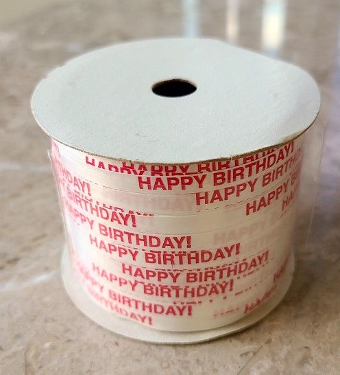 Happy Birthday, Curling Ribbon 