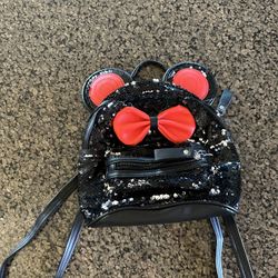 Sequin Backpack Minnie Mouse Size Mini $10