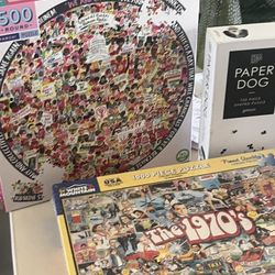 Puzzles Brand New Never Been Open Plus Classie Cartoons 