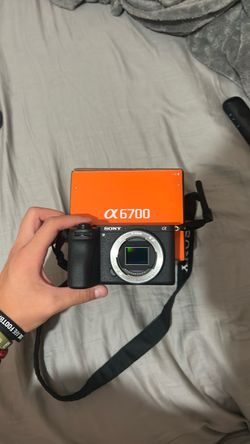Sony Alpha Mirrorless Camera Body with Strap