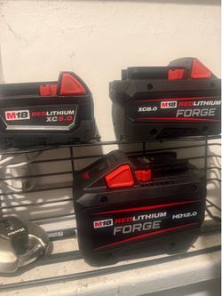 Milwakee batteries