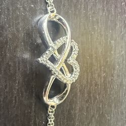 Kay Jewelers Infinity Heart Bracelet Never Worn