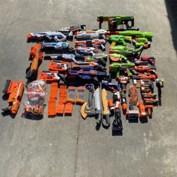 HUGE Nerf Blaster Lot 