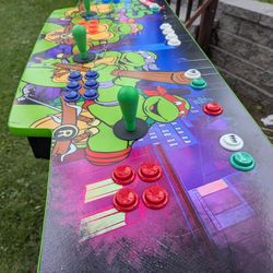 Teenage Mutant Ninja Turtles Pedestal Arcade – 10,000+ Games
