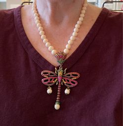 Heidi Daus Dragonfly necklace