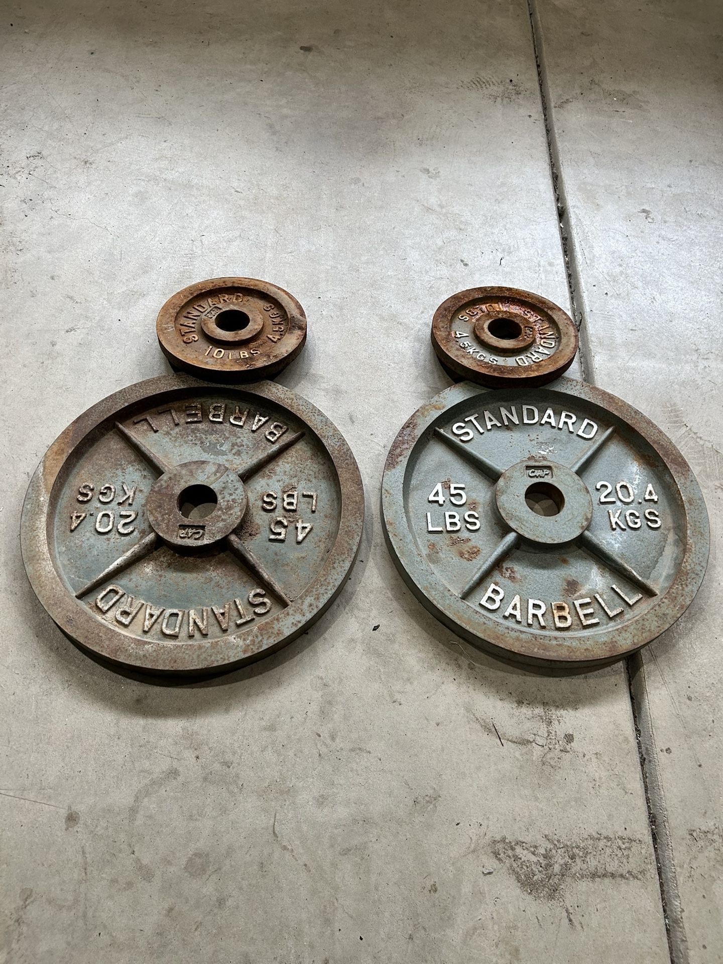 Olympic Weights 2x45 And 2x10 All For $80