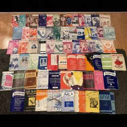 Vintage Sheet Music for Accordion