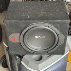 10” RE Subwoofer In Rockford Fosgate Box