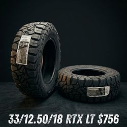 New tires pegasus RTX LT  33/12.50/18 $756