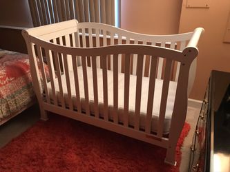 White Baby Crib