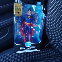 McFarlane DC Multiverse  Superman Action Comics 1000  Gold Label Walmart Exclusive