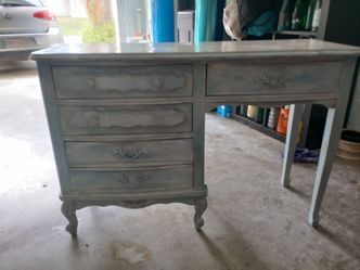 Retro sear wooden desk-$75obi