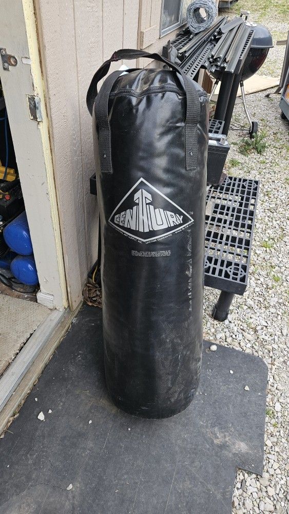 Eighty pound punching bag