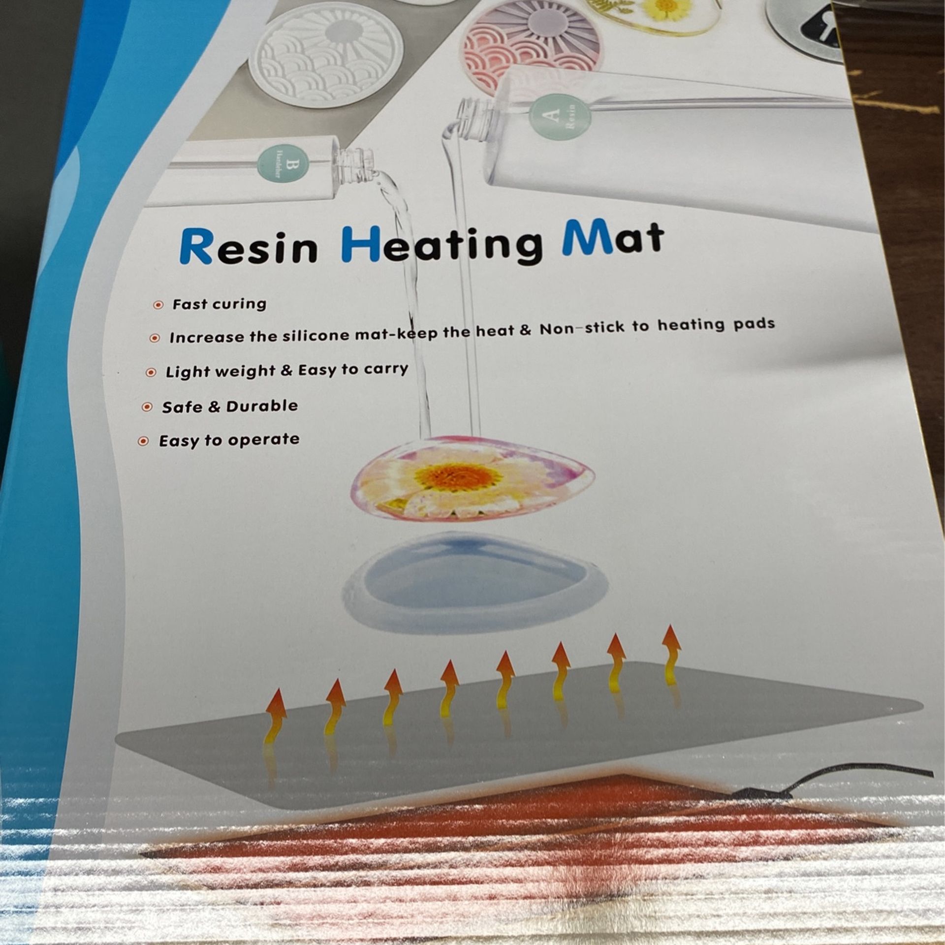 resin heating pad