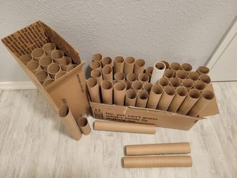 FREE Cardboard Rolls Empty CLEAN READY Art Craft Projects