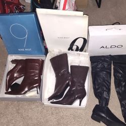 Women Shoes (Size 9-91/2)/WEST 9 BOOTS AND HAIR DRYER (25$)YOU CAN HAVE IT ALL FOR JUST 100$!!!!