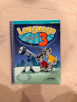 Abeka 3rd grade Language, Grammar & Writing Answer Key