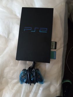 Ps2 With Controller A Modded Memory Card 