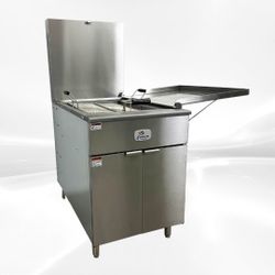 NSF Flat Bottom Funnel Cake Donut Fryer NG GF-18P
