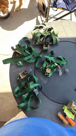 SmartStraps 1” ratchet tie downs, set of 4