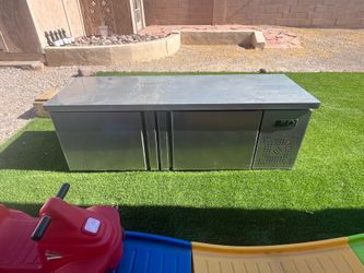 New stainless refrigerator