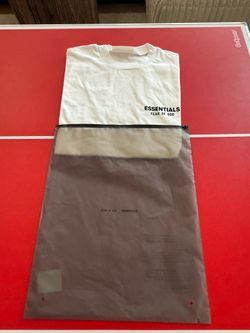 White fear of god essentials tee