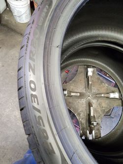 Very Good Pair Of 285/30ZR20 (99Y) Pirelli PZero Pz4 🌟 just$250 both free Installation Only At GM Bros Garage In S El Monte Ca