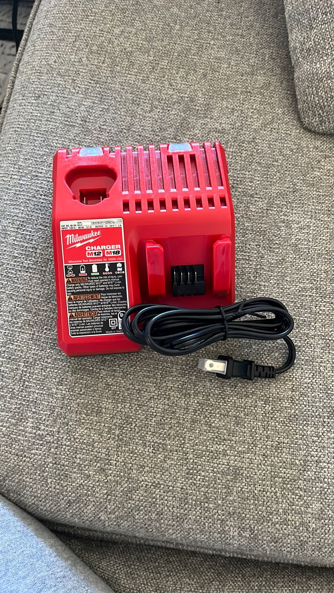 Brand New Milwaukee Charger