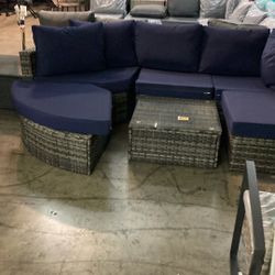 $250 6pcs Outdoor Set In Navy Blue