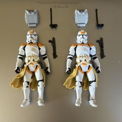 Star Wars Routine Valor Clone Lieutenant 3.75” Scale