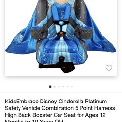 Kids Embrace Cinderella Car seat