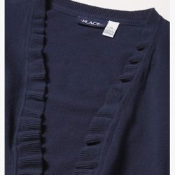 The Children'S Place Girls Ruffle Cardigan Small 