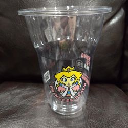 New Nintendo X Kung Fu Tea Princess Peach Showtime Exclusive Limited Plastic Cup