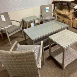 5 Piece Outdoor Patio Set 