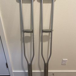 Aluminum Crutches 5’10” to 6’6”