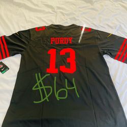 Brock Purdy 49ers jersey Still With Tags Size XL