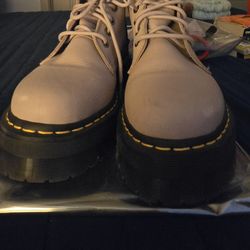 Dr. Martens Pink Boots Size 12 Womens