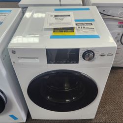 2.4 cu. ft. Compact White 120-Volt Ventless Electric All-in-One Washer Dryer Combo