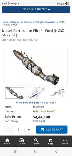 Diesel Particulate Filter - Ford (HC3Z-5H270-C)