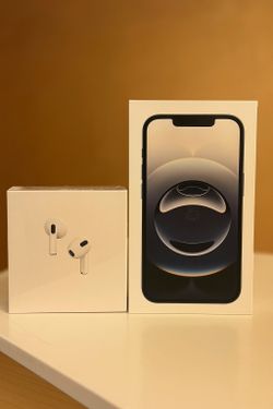 Iphone 16e brand new sealed pack With Airpods