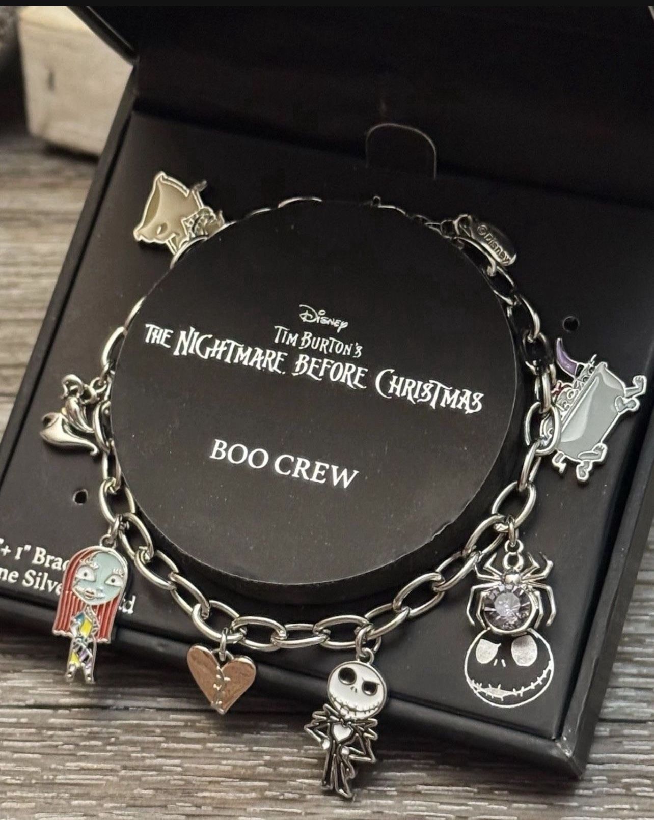 Disney Nightmare Before Christmas Charm Bracelet. new 