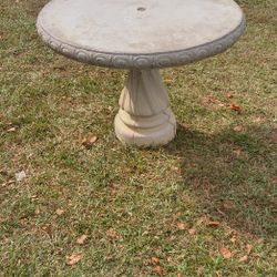 2pc Solid Concrete Table