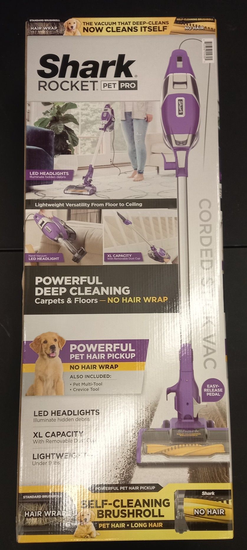 Brand New Shark Rocket Pet Pro Corded Stick Vacuum